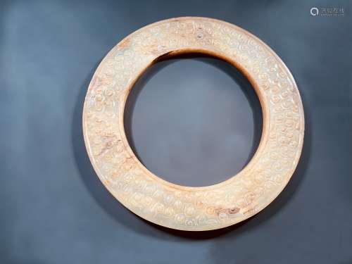 漢代 穀紋環