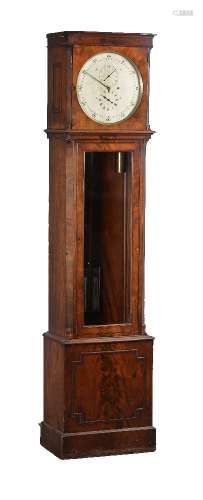 A Regency mahogany longcase regulator