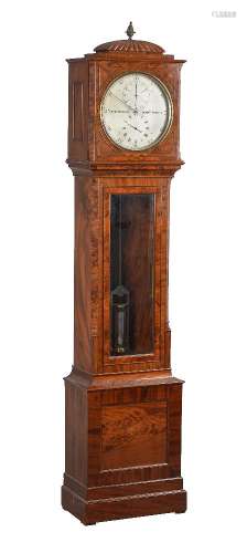 A fine Regency mahogany longcase regulator