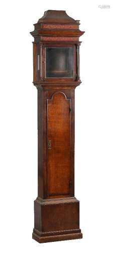 A George II oak eight-day longcase clock case