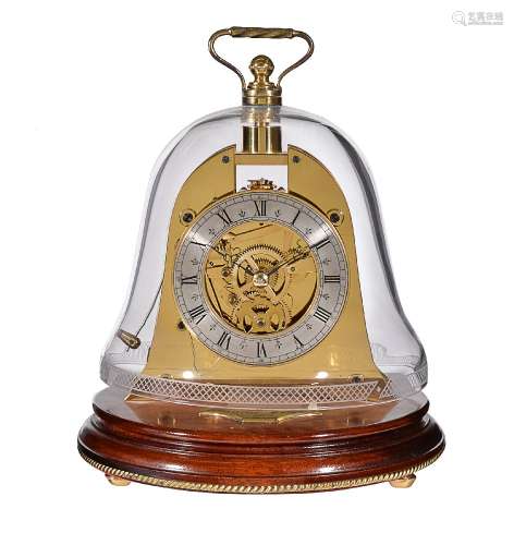 An unusual ‘ship’s bell’ striking table clock