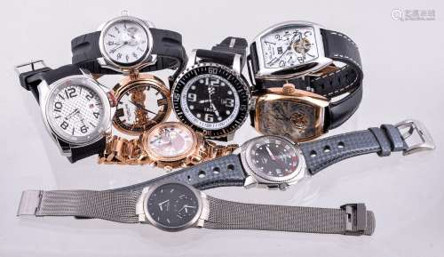 A collection of wristwatches