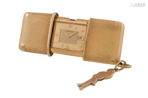 Movado, Gold coloured purse watch