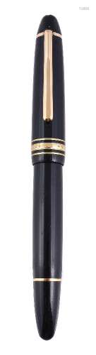 Montblanc, Meisterstuck 146, a black fountain pen