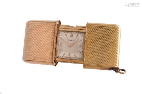 Movado, Gold coloured purse watch