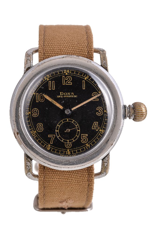 doxa,base metal pilot wrist watch