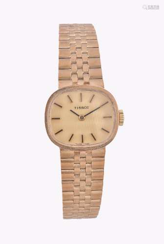 Tissot,Lady's 9 carat gold bracelet watch