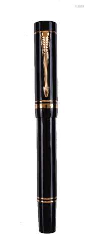 Parker, Duofold, a black fountain pen