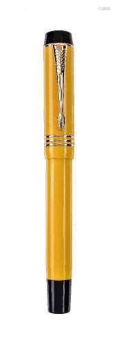 Parker, Duofold Mandarin, a limited edition yellow fountain pen