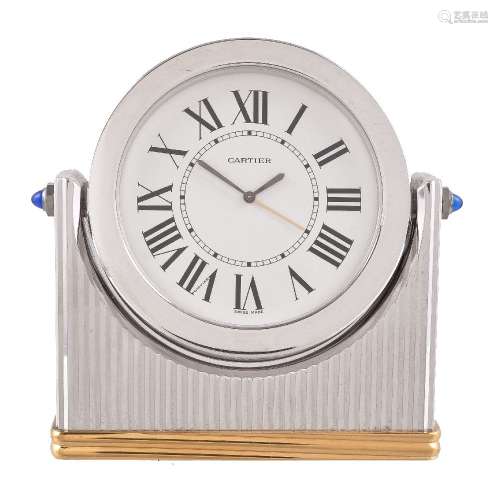 Cartier, Must de Cartier, Bi-colour desk clock