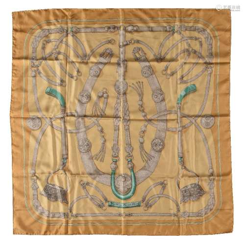 Hermès, Gaucho Par Hermes Paris, a silk scarf