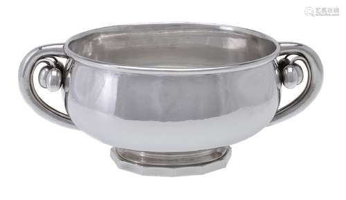 Georg Jensen, a Danish silver Cherry centrepiece bowl