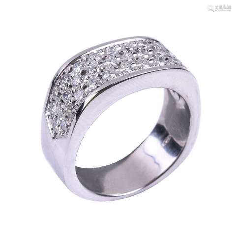 A diamond dress ring