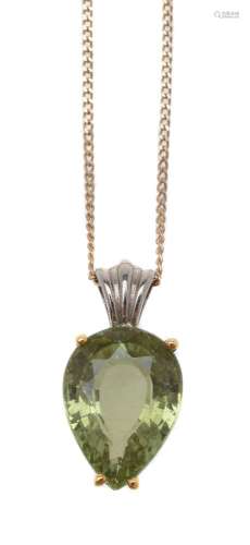 A peridot pendant