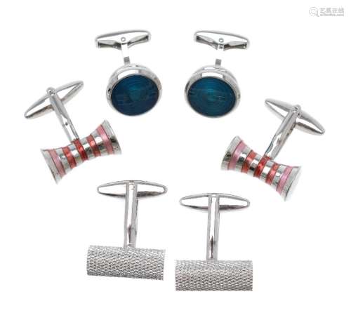 A pair of cufflinks by Dunhill