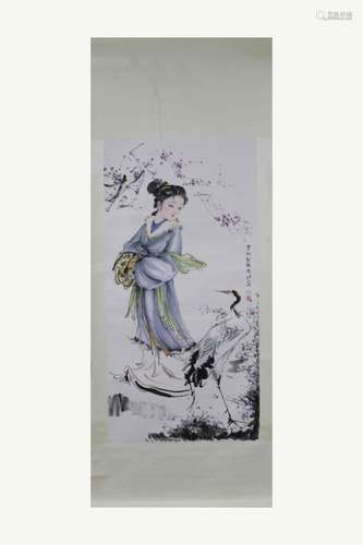 A CHINESE PAINTING OF A WOMEN