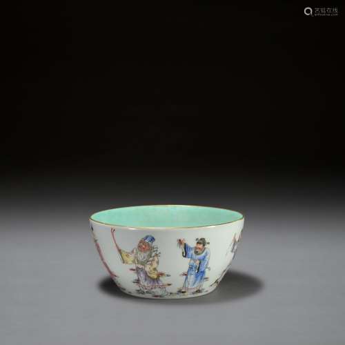 A FAMILLE ROSE BOWL, JIAQING MARK AND PERIOD