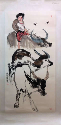 SHIFA CHENG <PASTURE CATTLE> PAINTING