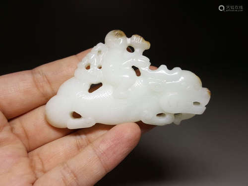 A STORY DESIGN HETIAN JADE ORNAMENT