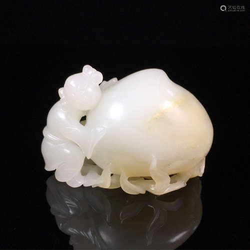 A KID DESIGN HETIAN JADE ORNAMENT