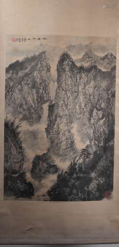 A Fine Chinese Classic Painting By Yang Chunnan -