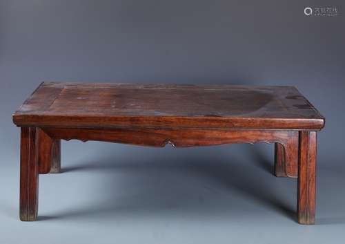 A SMALL CHINESE HUANGHUALI KANG TABLE