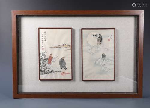 A Pair of Fine Chinese Painting 