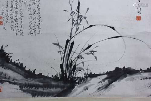 A Fine Chinese Classic Painting By Yu Fei Wen