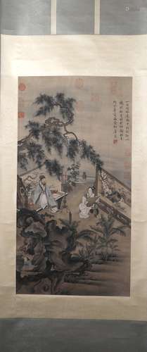 A Fine Chinese Classic Painting By Tang Yin