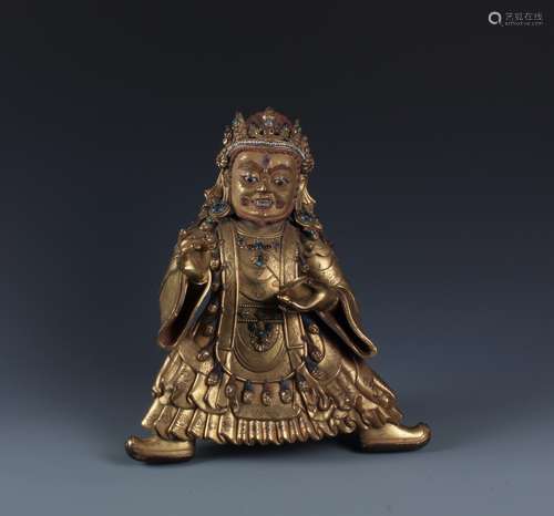 A Gilt Bronze Figure of Vajradhara