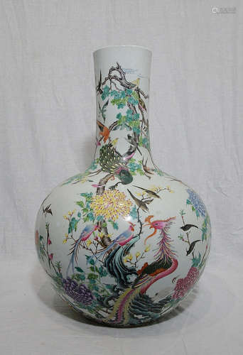 A Famille Rose Vase