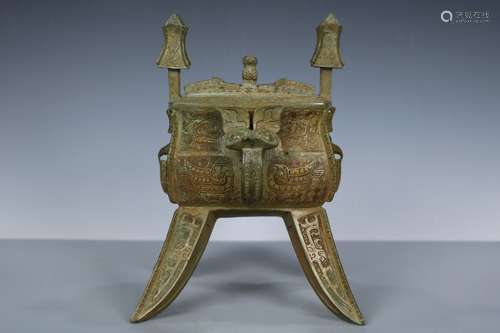 A Bronze Ritual Food Vessel