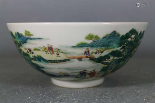 A Famille Rose Porcelain Bowl