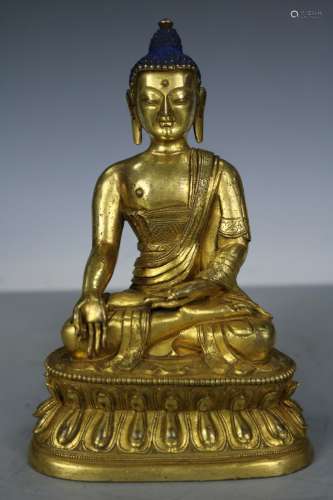 Tibetan Bronze Figure of Buddha