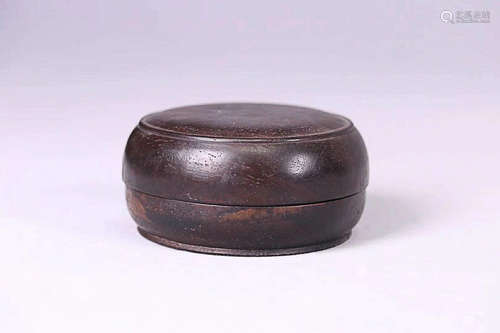 18-19TH CENTURY, AN OLD DUAN INKSTONE,LATE QING DYNASTY