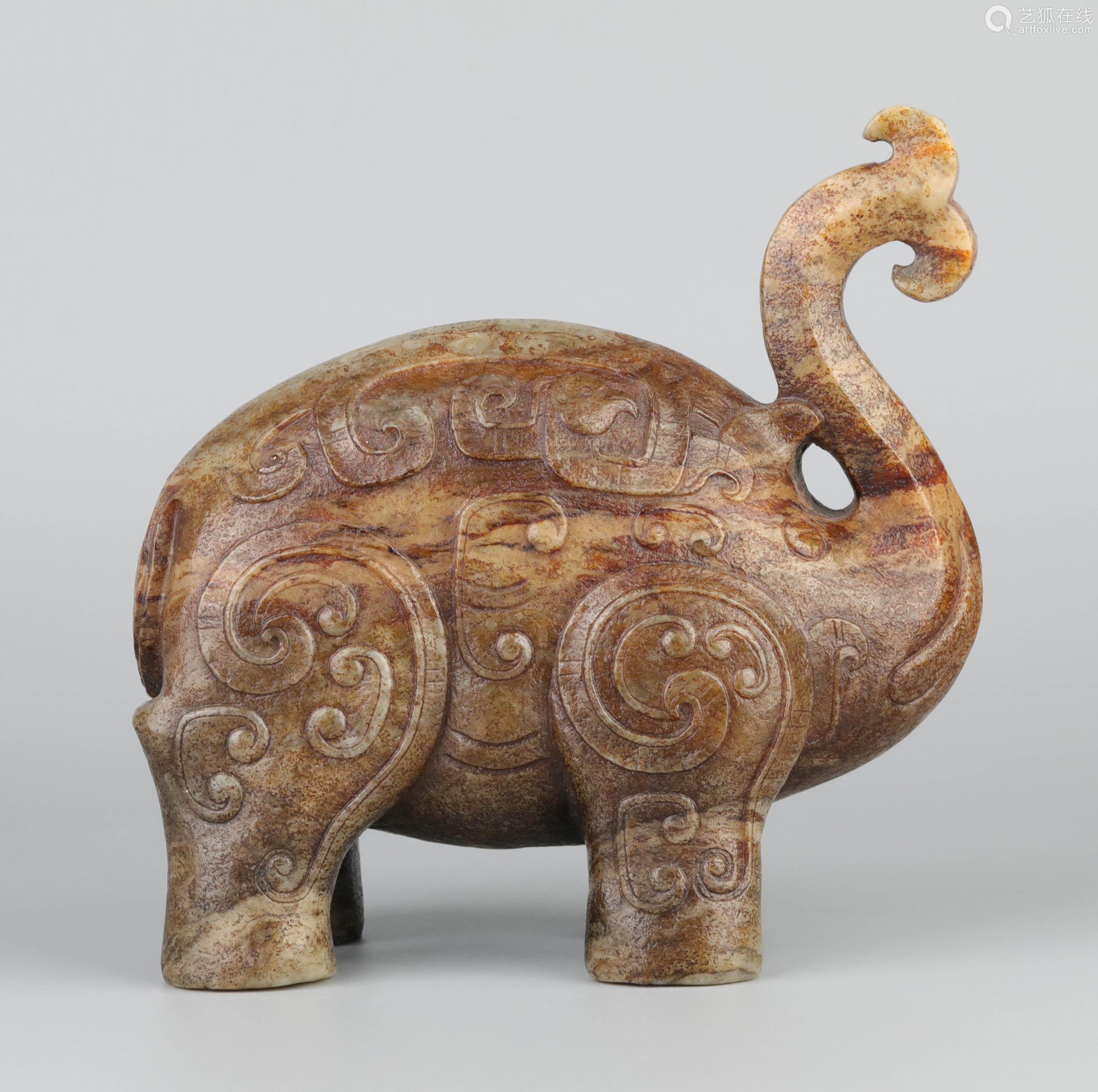 6868lot030668汉代玉象