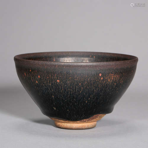 CHINESE PORCELAIN JIANYAO KILN BLACK GLAZE TEA BOWL