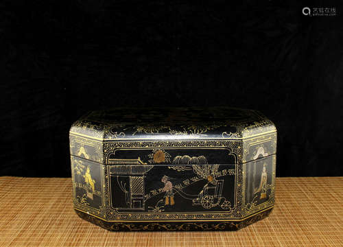 Chinese lacquer box.