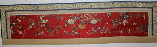 Large Chinese embroidery piece