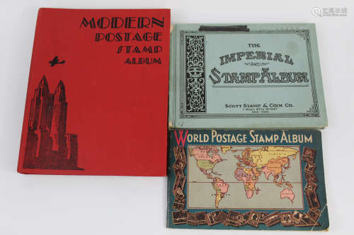 Three Stamp Albums.