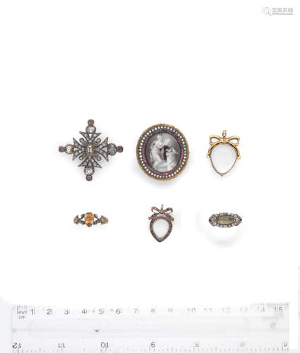 (qty) A collection of antique jewellery