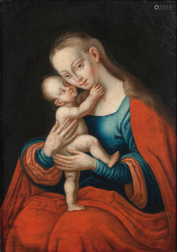 The Madonna and Child Manner of Lucas Cranach the Elderlate 17th Century