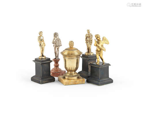 After the Antique, a group of three Grand Tour bronzes