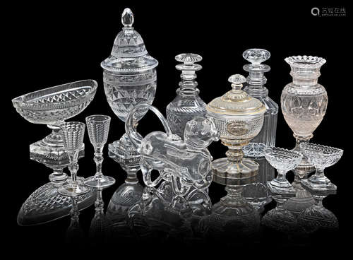 A collection of 19th and 20th century glass