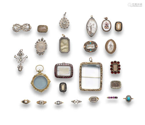 (qty) A collection of antique jewellery