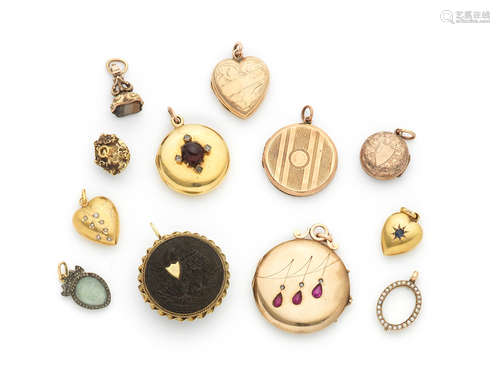 (qty) A collection of antique jewellery