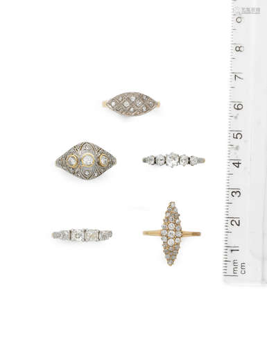 (5) Five diamond rings