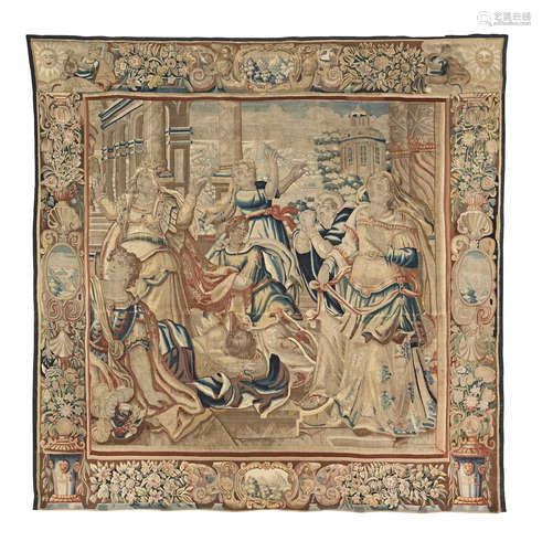 A Flemish late 17th century historical tapestry