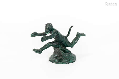 Running monkey, bronze Jörg Immendorff (June 14, 1945 – May 28, 2007)