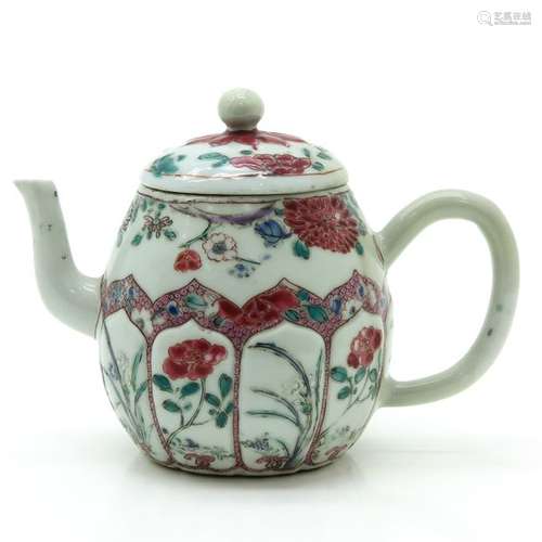 A Famille Rose Teapot